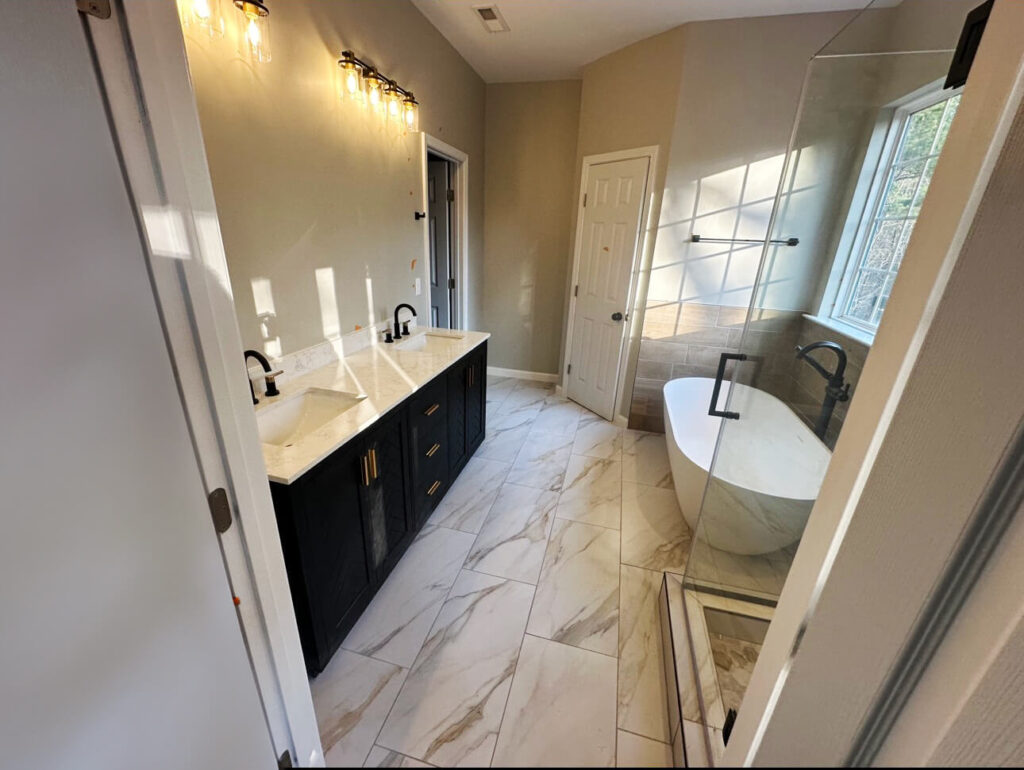 Bathroom Remodeling on a Budget in The Triangle: Tips & Tricks 3 Remodeled Bathroom