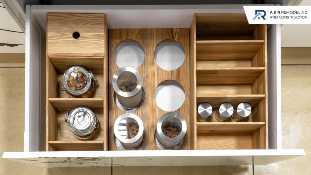 Organize Your Kitchen Drawers Like a Pro: Best Drawer Organizers and Design Tips 5 spice drawer inserts